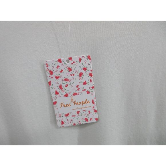 NWT FREE PEOPLE Womens Embroidered Penny Lace Peplum Top XS LILAC $98 Shirt - Picture 4 of 16